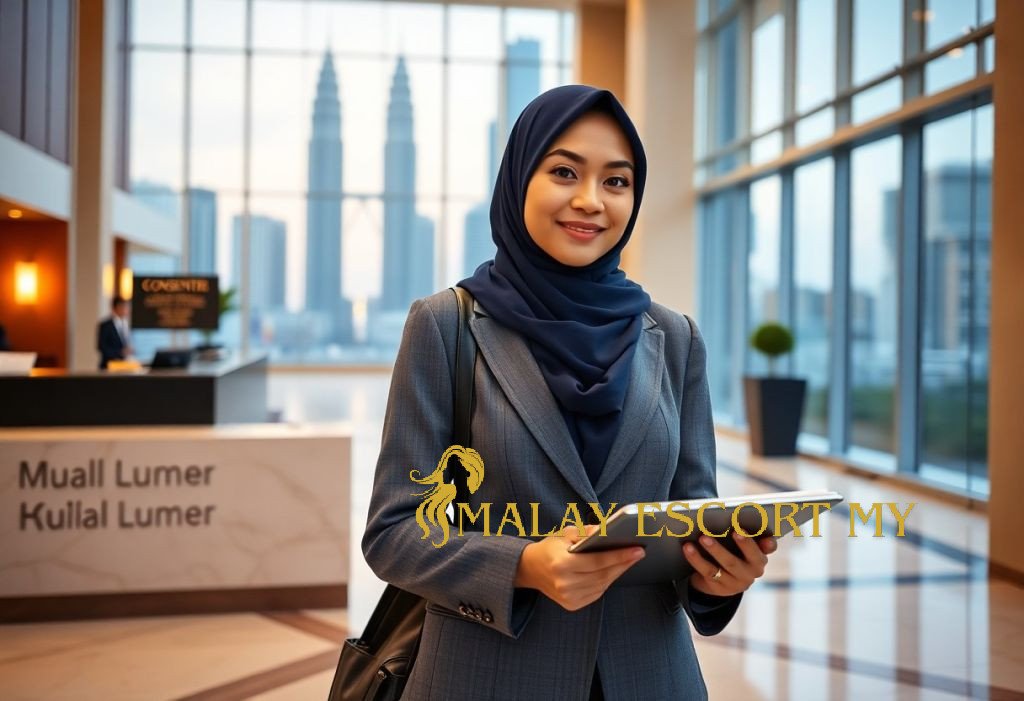 Businesswoman in hijab with tablet in modern office. Female entrepreneur.